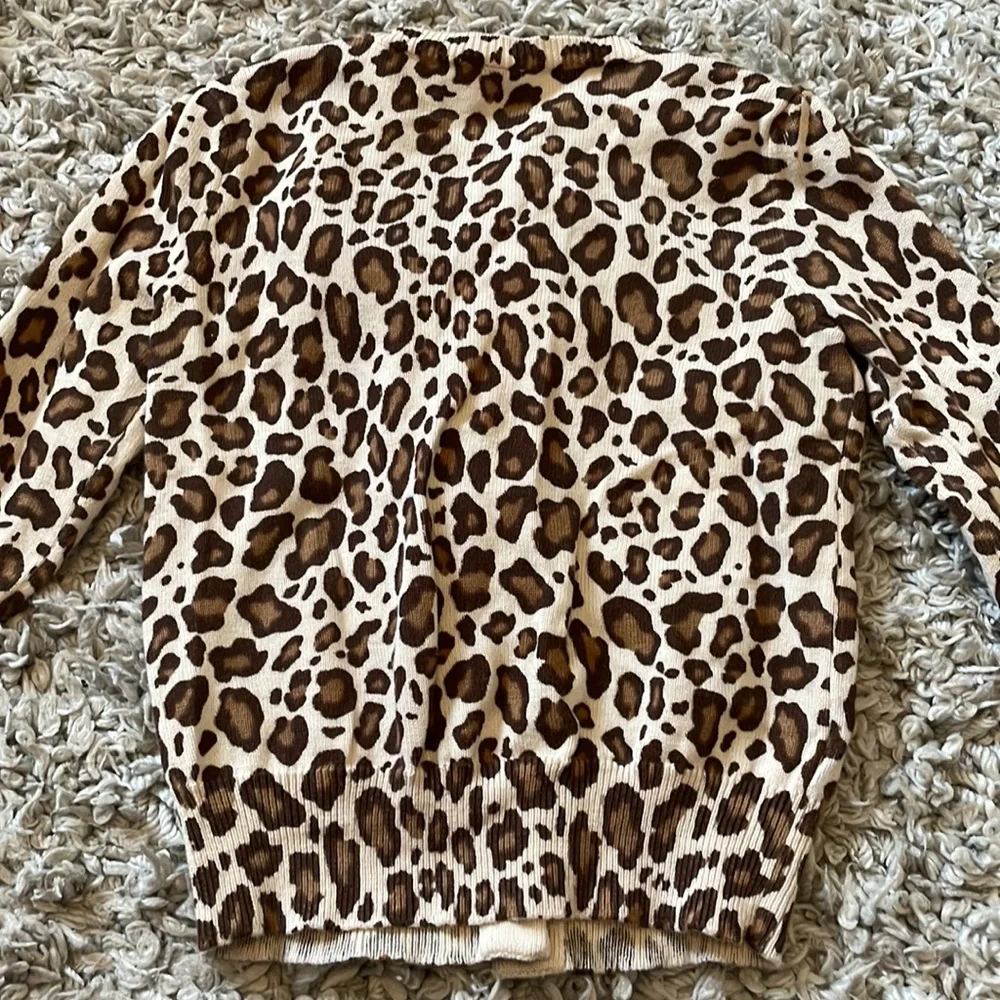 2012 Gymboree “Parisian Chic” Leopard Print Cardigan Sweater, Size XS (3-4)